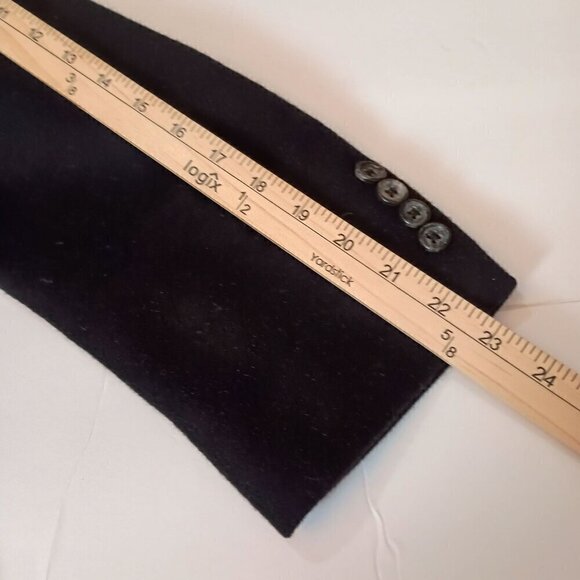 Jos. A. Bank 100% Camel Hair Black Blazer Executive Vibes Classic Goth Size 42 R - Picture 12 of 12